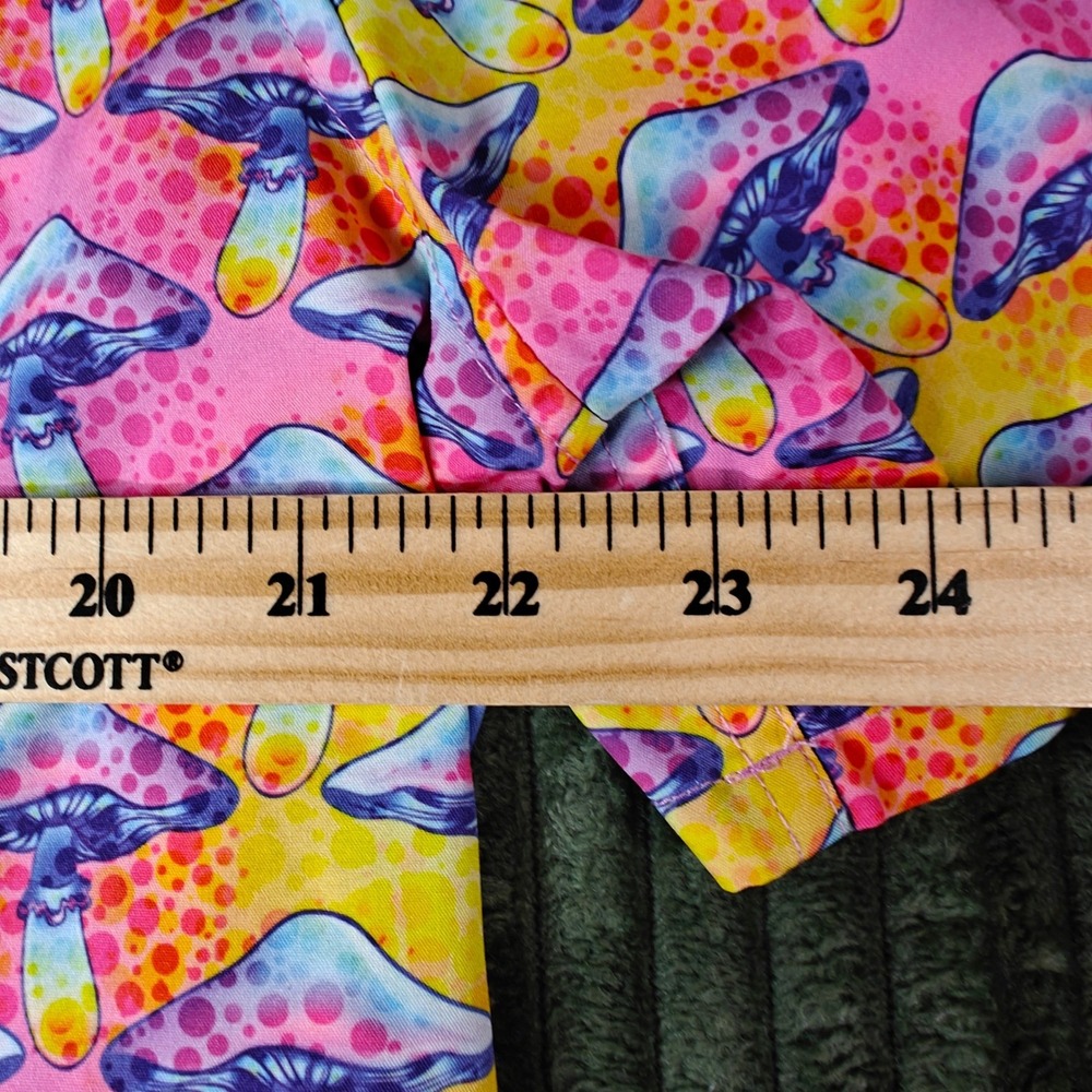 WeSC Unisex Odens Shrooms Trip Sm & LG Couple AOP Print Shirt Psychedelic Lot - Picture 6 of 13